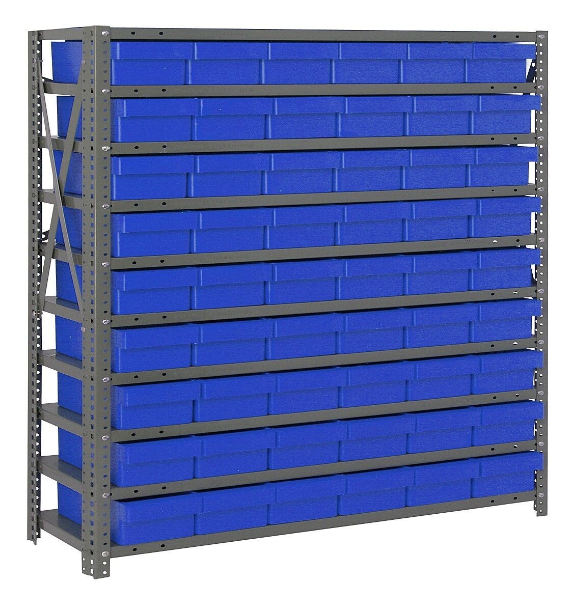 1239-401 - 12x36x39&quot; shelving w/QED401, Colour: Blue