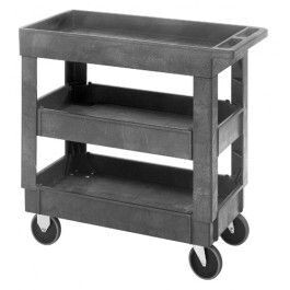 PC3518-33-3 - 3 shelf plastic cart