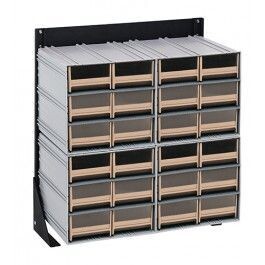 QIC-124-64 Desktop drawer cabinet, Colour: Ivory