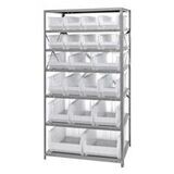 2475-20-MIX 24x36x75&quot; Shelving w/asst HULK bins