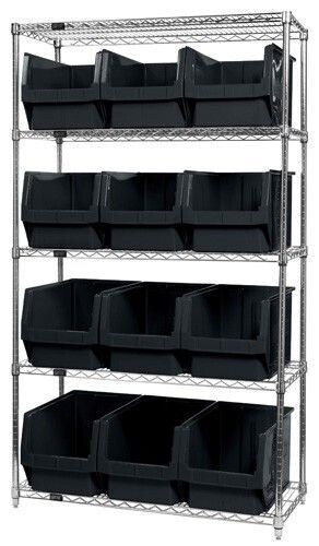 WR5-533 - Wire shelving with bins