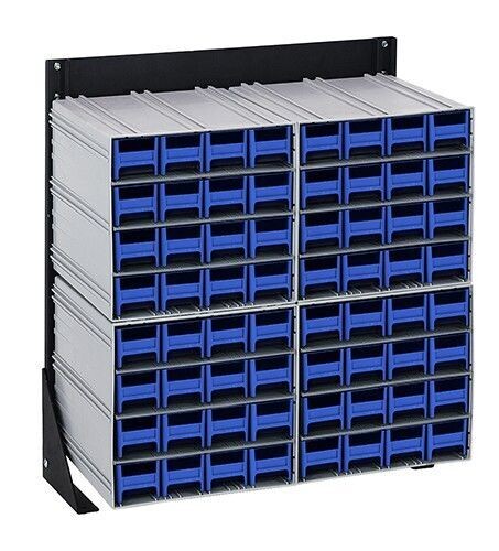 QIC-124-161 Desktop drawer cabinet, Colour: Blue
