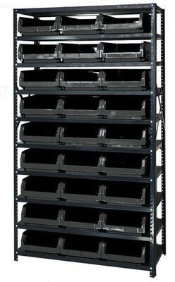 MSU-531 Steel shelving w/QMS531 bins
