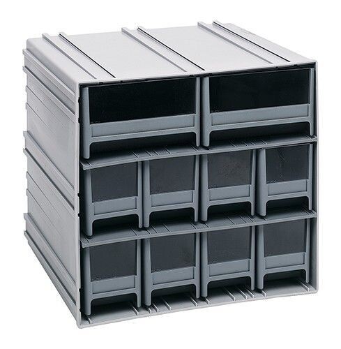 QIC-8224 - 10 drawer interlocking cabinet, Colour: Grey