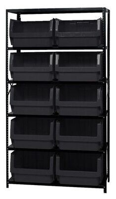 MSU-543 Steel shelving w/QMS543 bins