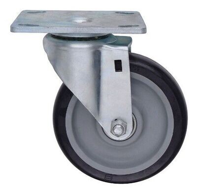PT-PS  5&quot; Swivel plate caster