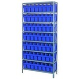 1875-SB803 - 18x36x75&quot; shelving w/QSB803, Colour: Blue