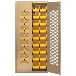MESH-BG-250 Ivory mesh door cabinet