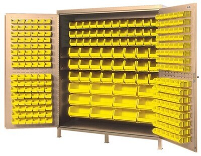 QSC-BG-72 Ivory extra-wide bin cabinet