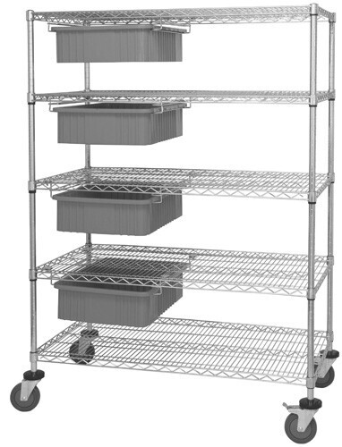 WRC5-63-2436-93060 cart w/4 DG93060 bins