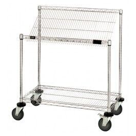 Wire Mobile Workstation Cart