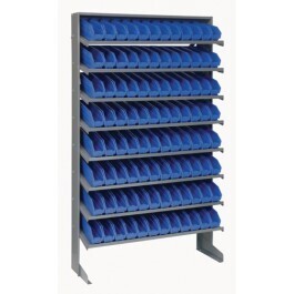 QPRS-000 Sloped shelving for 4&quot; bins