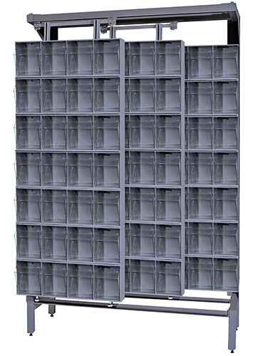 QS-304-32 - Tip-Out bin Sliding display unit