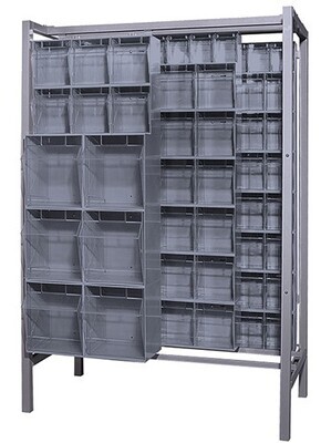 QS-BIG-000GY - Sliding frame only for Tip-Out bins