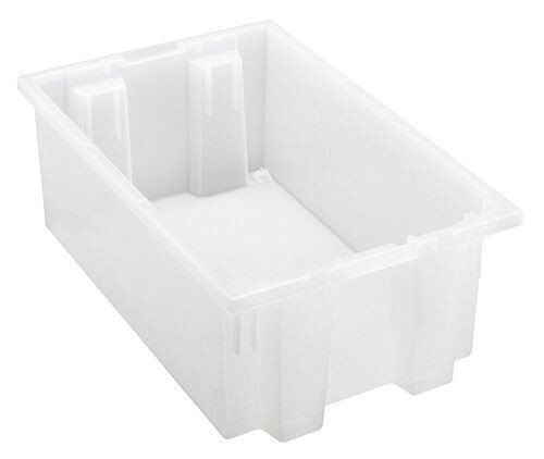 SNT Clear-View Stack and Nest totes 18x11x6"