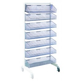 WS70-SS48AD-7S Add-on PARtition wall frame 7 basket unit