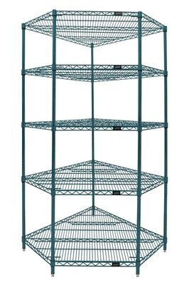 Wire 5 Corner Shelf 74&quot;H Kit Proform