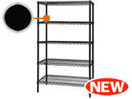 Wire 4 Shelf 86"H Starter Kit Black