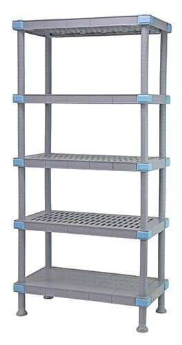 MILLENIA Vented/Solid shelving unit w/5-18x72&quot; Shelves