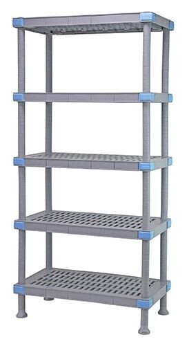 MILLENIA Vented shelving unit w/5-18x24&quot; Shelves, Size: 18 X 24 X 50