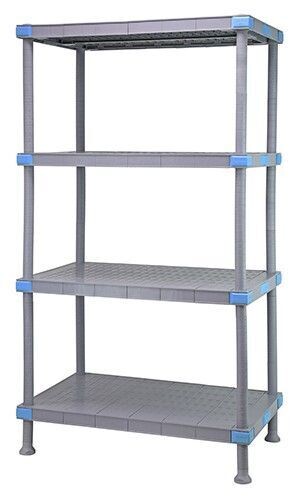 MILLENIA Solid shelving unit w/4-18x24&quot; Shelves, Size: 18 X 24 X 50