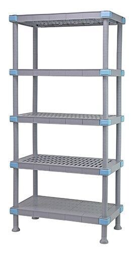 MILLENIA Vented/Solid shelving unit w/5-24x72&quot; Shelves