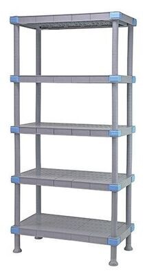 MILLENIA Solid shelving unit w/5-18x36&quot; Shelves
