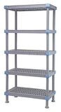 MILLENIA Vented shelving unit w/5-24x30&quot; Shelves