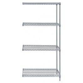 WIRE 4 SHELF 86&quot;H ADD-ON KIT GREY, Part Number: AD86-1236GY