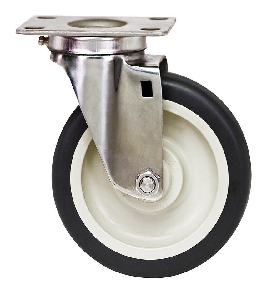 PT-PS-S 5" Stainless swivel plate caster