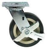 PT-PSB6  6&quot; Swivel plate caster w/brake