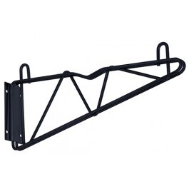 DOUBLE WIRE CANTILEVER DIRECT WALL MOUNT BLACK EPOXY (1 PC)