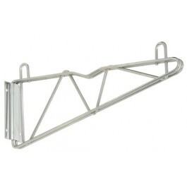 DOUBLE WIRE CANTILEVER DIRECT WALL MOUNT CHROME (1 PC)