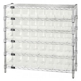 WR5-39-1236-201 - Wire shelving with bins