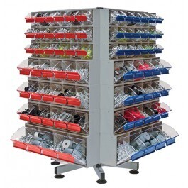 Clear Tip-Out Bin Spinner