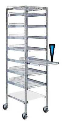 PS-WS2414WT PARstore cart shelf