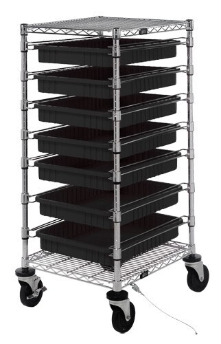BC212439M2CO - Conductive Dividable Grid bin Cart