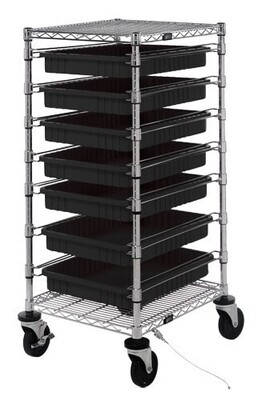 BC212439M2CO - Conductive Dividable Grid bin Cart