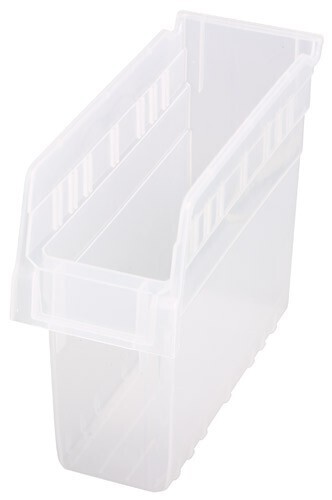 QSB 8&#39;&#39; high Clearview shelf bin