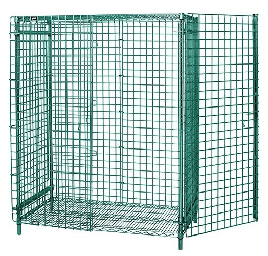 Wire Security cage unit - Green Epoxy