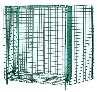 Wire Security cage unit - Green Epoxy