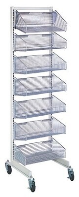 WS-SS18-7S - 18&quot; PARtition wall 7 Basket unit