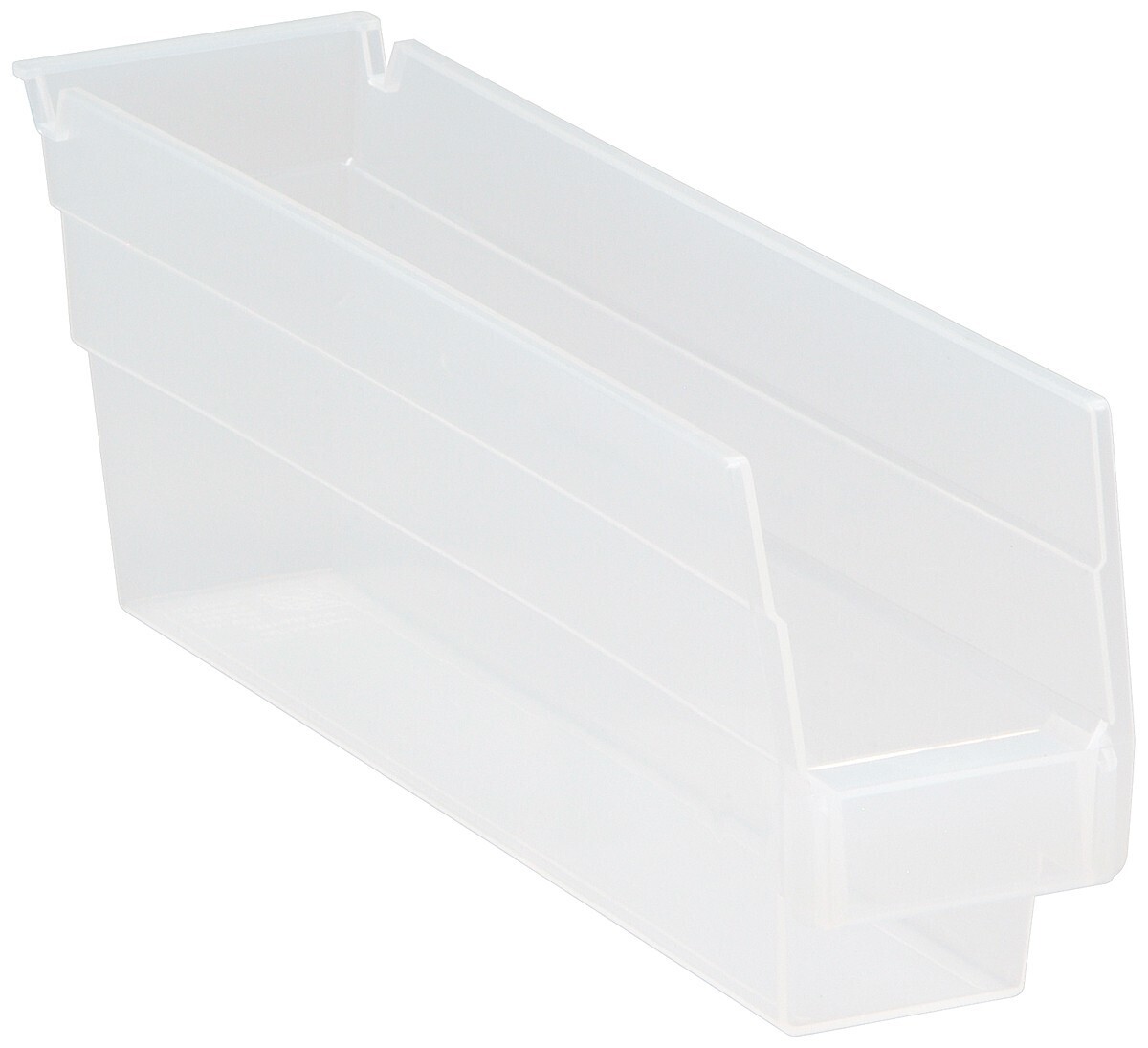 QSB100 - 11.6&quot;x2.8&quot;x4&quot; Shelf bin, Colour: Clear