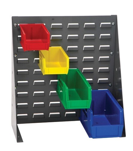 Louvered Panel Bench Rack, Part Number: QBR-1819 - 18x19x7&quot;
