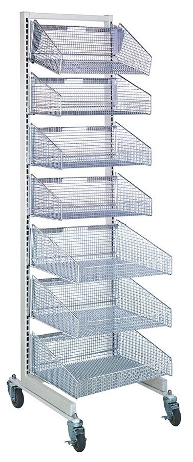 WS-SS18-3S3L - 18&quot; PARtition wall 6 Basket unit