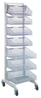 WS-SS18-3S3L - 18&quot; PARtition wall 6 Basket unit