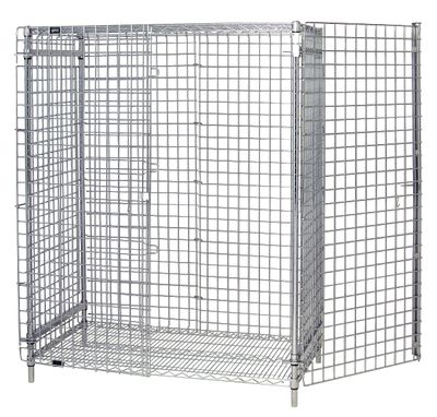 Wire Security cage unit -  Chrome