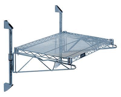 14&quot; Post Wall Mount Cantilever Kit - Grey Epoxy