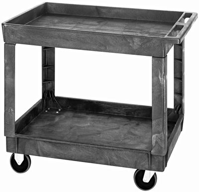 PC4026-33 - 2 shelf plastic cart