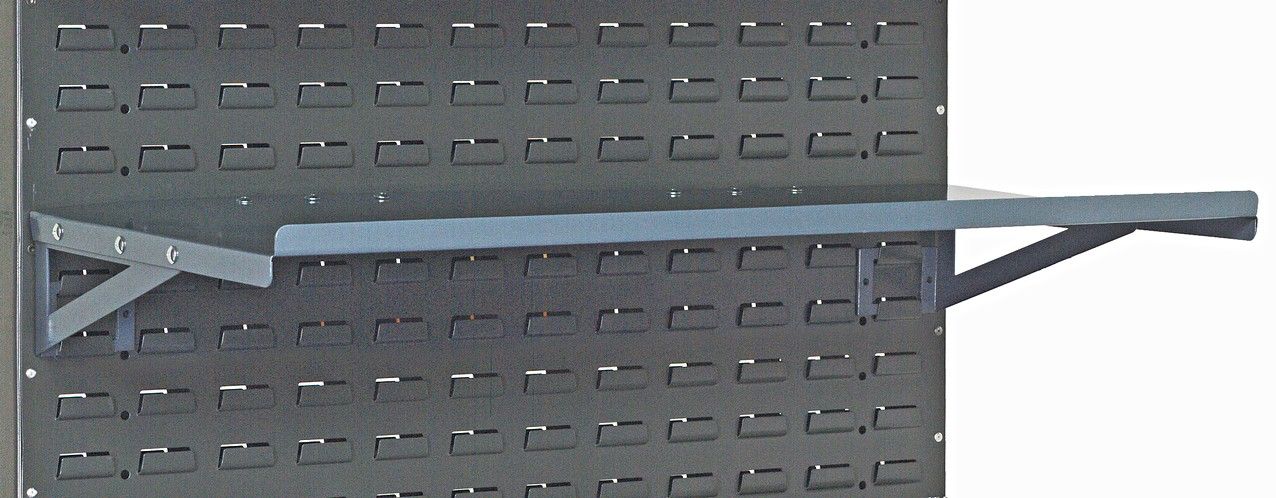SLP-BKT louvered panel shelf bracket only